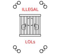 Illegal LOLs: A fun filled journal/notebook full of laws so absurd, they’re criminally funny. Perfect gift for anybody that works in the justice system or anybody who enjoys humorous facts.