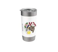Illinois and Canada United in Roots Stainless Steel Insulated Tumbler