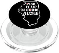 Illinois Euchre Pick It Up I’m Going Alone Card Game PopSockets PopGrip for MagSafe