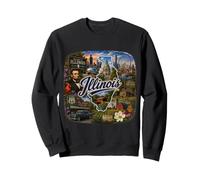 Illinois, Lincoln, Chicago, Springfield, Midwest Sweatshirt