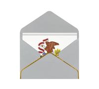 Illinois State Flag Greetings Romantic Card With Envelopes, Send To A Close Friend,Phnom Penh Pearl Paper Greeting Card