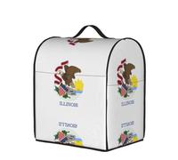 Illinois State Flag Stand Mixer Dust Cover for 6-8 Quart Bowl Lift