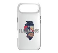 Illinois State Map Road Trip Chicago Aurora Springfield Case for iPhone Air