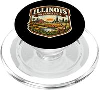 Illinois The Prairie State Souvenir Visitor Memorabilia Trip PopSockets PopGrip for MagSafe