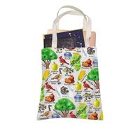 Illinois Tote Bag Land of Lincoln Vacation Lover Reusable Shopping Bag IL Travel Gift for BFF Mom Dad (Illinois-S)
