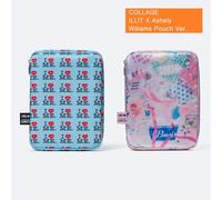 Illit - Not Cute Anymore - Illit X Ashley Williams Pouch Version - Collage - Random Cover -incl. Multi Pouch, Photocard A Set, Photocard B + Lyrics Paper