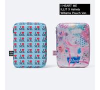 Illit - Not Cute Anymore - Illit X Ashley Williams Pouch Version - I Heart Me - Random Cover - incl. Multi Pouch, Photocard A Set, Photocard B + Lyrics Paper
