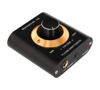 Illkjasfc 1. Portable USB 24Bit/192KHz HiFi With Volume Knob For Laptop Desktop Aluminum Built HiFi External Decoders