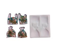 Illkjasfc 3. Detachable Food-Grade Silicone Water Bag Mold For Unique Resin Jewelry Making Craft Projects Water Droplet Silicone Mold