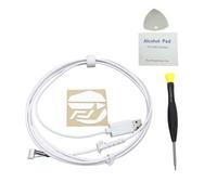 Illkjasfc 3. G502 Maintenance Bundle: Upgraded Gliding Skates Ergonomic Cable & Steel Screwdriver Replacement Cable With Low Friction Feet