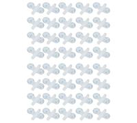 Illkjasfc 40PCS Fish Tanks Partition Clips Divider Sheet Holder PVC Suction Cup Separators For Aquarium Aquarium Divider Clip For Glass Acrylic Tanks