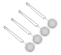 Illkjasfc 4Pcs Stainless Steel Tea Infuser With Clip Fine Mesh Filter For Loose Leaf Dishwasher Safe Rustproof Kitchen Tool Rustproof Teas Ball Strainer