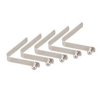 Illkjasfc 5Pcs Paddle Board Locking Tube Pin Metal Telescopic Spring Clips V Shaped Spring Buckle Locking Tube Pin