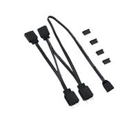 Illkjasfc 5V 3Pin ARGB Splitter Cable 1 Female To 4 Male Connector ARGB Splitter Cable Replacement For Computer Chassis CPU ARGB Extension Cable For PC Fan