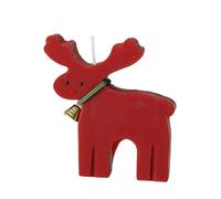 Illkjasfc Christmas Deer Shape with Paraffin and Soybean Blend for Warm Fragrances and Festives Atmospheres Enhancement Christmas Ambiances