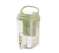 Illkjasfc Clear High Capacity Beverage Dispenser With Sealed Lid Refrigerator Safe Leak Proof Drink Container With Tap Leak Proof Iced Beverage Dispenser