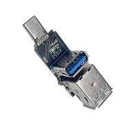 Illkjasfc Compactly USB C Adapter Multiport Expansion Module With 1xUSB3.0 Port 2xUSB2.0 Port Highly Speed Data Transfer For PC MultiPort C Adapter For Laptop