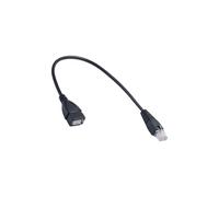 Illkjasfc Compactly USB Female To RJ45 Male Adapter To RJ45 Cable Universally Compatibility For Window Systems Devices Ethernet Adapter