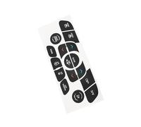 Illkjasfc Control Button Cover Easy Installation Panel Protector for Car Climate Systems Car Button Replacement Decal