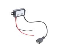 Illkjasfc DC12V 24V Steps Down To 5V 3A USB Power Converter Car Charging Adapter Compatible For Electronics Charging Needs 13cm Input Adapter