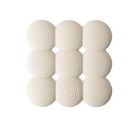 Illkjasfc Food Grade Silicone Heat Insulation Pad Doughnuts Coasters Resistant Protectors Portable for Home Picnics BBQ Silicone Trivet Resistant