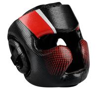 Illkjasfc Full Covered Kicks Boxing Helmets PU Leather Training Sparring Headgear Helmets Martial Art Headgear Protector Enduring Kick Boxing PU Leather Training Sparring