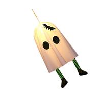 Illkjasfc Glowing Halloween Specter Ornament Light Decorative Hanging Decoration With LED For Eerie Party Home Decoration Halloween Hanging Light