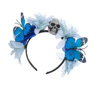Illkjasfc Halloween Headpiece Day Of The Dead Headbands For Women And Girls Flower Hairband Festivals And Themed Celebrations