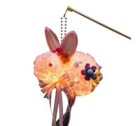 Illkjasfc Handmade Festival Plush Lamp Craft Set Safe Educational Toy for Parent-Child Skill Building Ancient Lamp