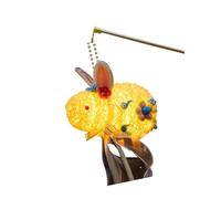 Illkjasfc Handmade Festival Plush Lamp Craft Set Safe Educational Toy for Parent-Child Skill Building Ancient Lamp