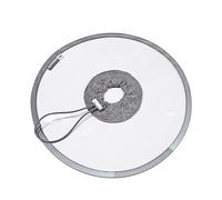 Illkjasfc Large Dog Recovery Collar Multiple Size Clear Cone Cats Head Leg Wound Recovery Cone Drawstring Type