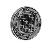 Illkjasfc Mystics Protections Coin Polished Alloys Meditations Coin Spiritual Meditations Accessory For Prayer Altars Or Desk Display For Collection Divination Pagan