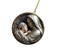 Illkjasfc Not Deadly Birth Decoration Car Suspended Deck Strong Christmas Polyacrylate Present Not Toxic Christmas