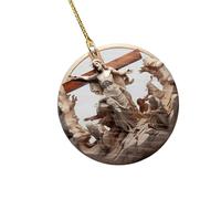 Illkjasfc Not Deadly Birth Decoration Car Suspended Deck Strong Christmas Polyacrylate Present Not Toxic Christmas