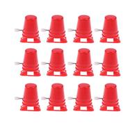 Illkjasfc Pack of 12 Small Winds Up Robot Portable Size Robot Easy to Use Small Clockwork Toy Great for Parties and Family Office Desk Decoration