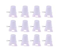 Illkjasfc Pack of 12 Small Winds Up Robot Portable Size Robot Easy to Use Small Clockwork Toy Great for Parties and Family Office Desk Decoration