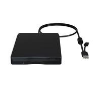 Illkjasfc Portable External 3.5" Floppy Drive With USB And USB C Disk Reader For Easy Data Transfer ABS External Drive