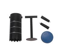 Illkjasfc Portable Golf Hole Cutter with Detachable Handle Standard 4 & 6 Inch Digger Adjustable Depth Cutter Golf Accessory Standard Digger