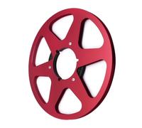 Illkjasfc Professional Aluminum Reel 6 Hole Design For 1/4Inch 10.5 Open Tape Disk Accessory Vintaged Metal Tape Reel