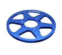 Illkjasfc Professional Aluminum Reel 6 Hole Design For 1/4Inch 10.5 Open Tape Disk Accessory Vintaged Metal Tape Reel