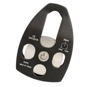 Illkjasfc Rock Climbing Pulley High Strengths Aluminum Alloys Outdoor For Enthusiasts Large Wheel Pulley