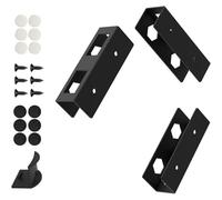 Illkjasfc Space Saving Underdesk Laptop Mounting Bracket Metal Shelf Holder With Mounting Screws For Notebook Electronics Space Saving Laptop Holder