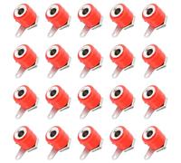 Illkjasfc Strong 4MM Lecturer Outlets With Insulated Housing For Secure Increaser Associations And Professional Sound Setups Against Stretch Lecturer Cable Couplings