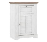 Furniture To Go Illopa Chest of Drawers in Oak Nelson/Snowy Oak - Oak Snowy Oak - Matt - Melamine