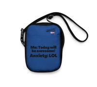 ILLTOCHILL Anxiety Disorder Utility Crossbody Bag Anxious Mind Gift for Generalized Anxiety