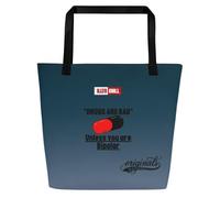 ILLTOCHILL Bipolar Disorder All Over Print Large Tote Bag Bipolar Community Gift