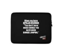 ILLTOCHILL Bipolar Disorder Laptop Sleeve Neurodivergent Identity Tech Accessory Gift