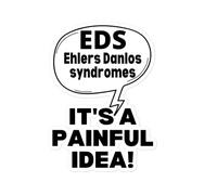 ILLTOCHILL EDS Awareness Sarcastic Sticker for EDS Support & Rare Disease Awareness Perfect as Ehlers Danlos Gifts and Zebra Gifts to Share, Express, and Educate Society About Ehlers Danlos Syndrome.