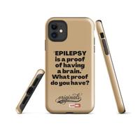 ILLTOCHILL Epileptic Awareness Tough Case For Iphone® Epilepsy Adult Community Gift Clear