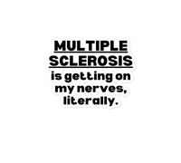 ILLTOCHILL Multiple Sclerosis Awareness Sarcastic Sticker Perfect as Multiple Sclerosis Gifts and ms Awareness to Express, and Educate Society About Epileptic Seizures and Struggles humorously.
